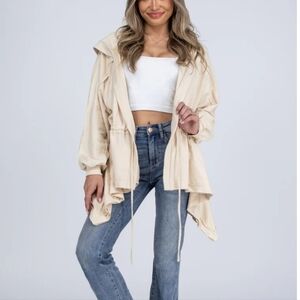 HEYSON Magic in the Air Hooded Tie  Cardigan sz M